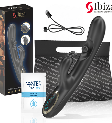 IBIZA - VIBRATEUR RABBIT PUISSANT AVEC PERLE ROULANTE MASSANTE by IBIZA TECHNOLOGY
