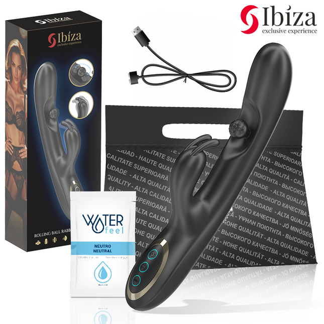 IBIZA - VIBRATEUR RABBIT PUISSANT AVEC PERLE ROULANTE MASSANTE by IBIZA TECHNOLOGY