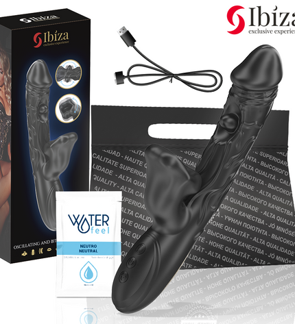 IBIZA - VIBRATEUR ET STIMULATEUR DE CLITORIS AVEC EFFET DE MORDRE ET DE ROTATION by IBIZA TECHNOLOGY