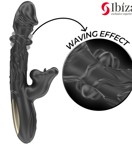 IBIZA - VIBRATEUR ET STIMULATEUR DE CLITORIS AVEC EFFET DE MORDRE ET DE ROTATION by IBIZA TECHNOLOGY