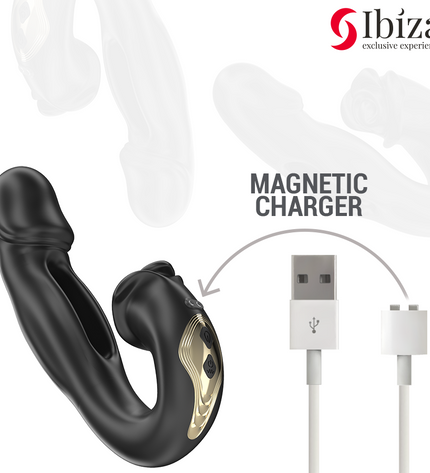 IBIZA - ROSE VIBRATEUR EFFET FLICKING ET STIMULATEUR DE CLITO by IBIZA TECHNOLOGY