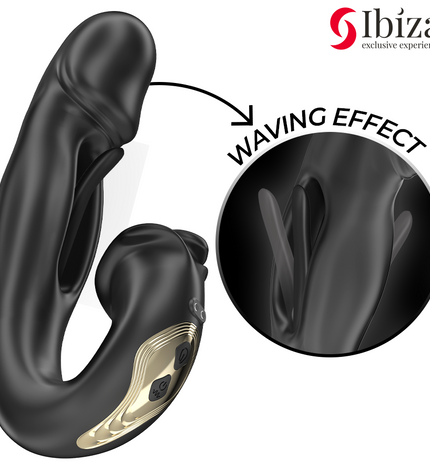IBIZA - ROSE VIBRATEUR EFFET FLICKING ET STIMULATEUR DE CLITO by IBIZA TECHNOLOGY