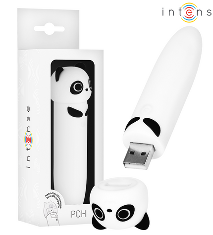 INTENSE - POH PANDA BULLET VIBRANT RECHARGEABLE USB 10 X 2,2 CM by INTENSE FUN TOYS