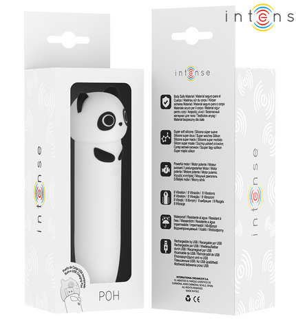 INTENSE - POH PANDA BULLET VIBRANT RECHARGEABLE USB 10 X 2,2 CM by INTENSE FUN TOYS