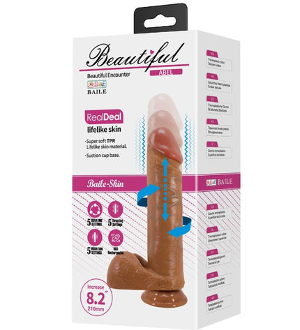 BAILE - ABEL GODE RÉALISTE 21 CM MULÂTRE by BAILE VIBRATORS
