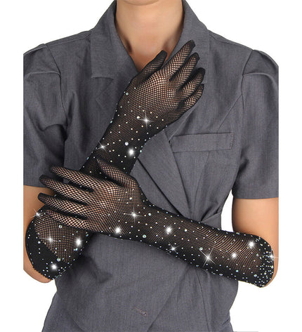 SUBBLIME - 957469GANTS SHINE TRANSPARENTS NOIRS S/M by SUBBLIME ACCESORIES