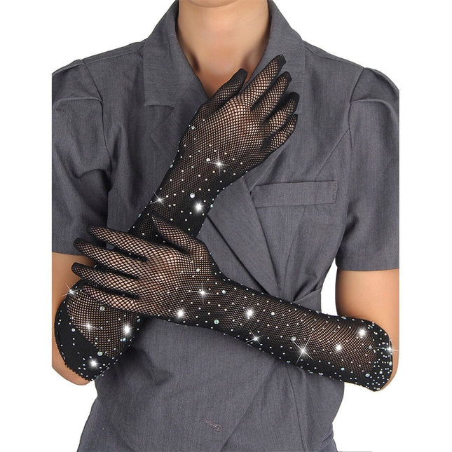 SUBBLIME - 957469GANTS SHINE TRANSPARENTS NOIRS S/M by SUBBLIME ACCESORIES