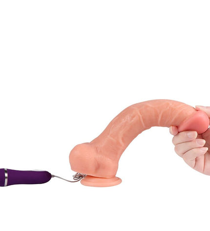 SHEQU - DILDO VIBRATEUR APOLO AVEC TÉLÉCOMMANDE 24,5 CM by SHEQU