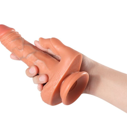 SHEQU - JULIAN DILDO ET STIMULATEUR DE CLITORIS AVEC VIBRATION ET TÉLÉCOMMANDE 16 CM by SHEQU