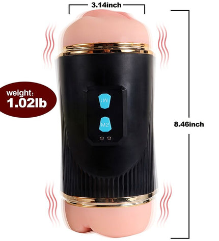 SHEQU - KAY DOUBLE MASTURBATEUR AVEC DOUBLE VIBRATION DE LA BOUCHE ET DU VAGIN by SHEQU