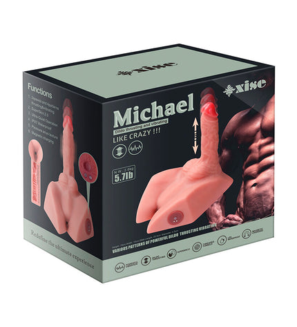 XISE - MICHAEL GODEMICHET RÉALISTE ET MASTURBATEUR ANUS AVEC POUSSE DE 15 CM by XISE