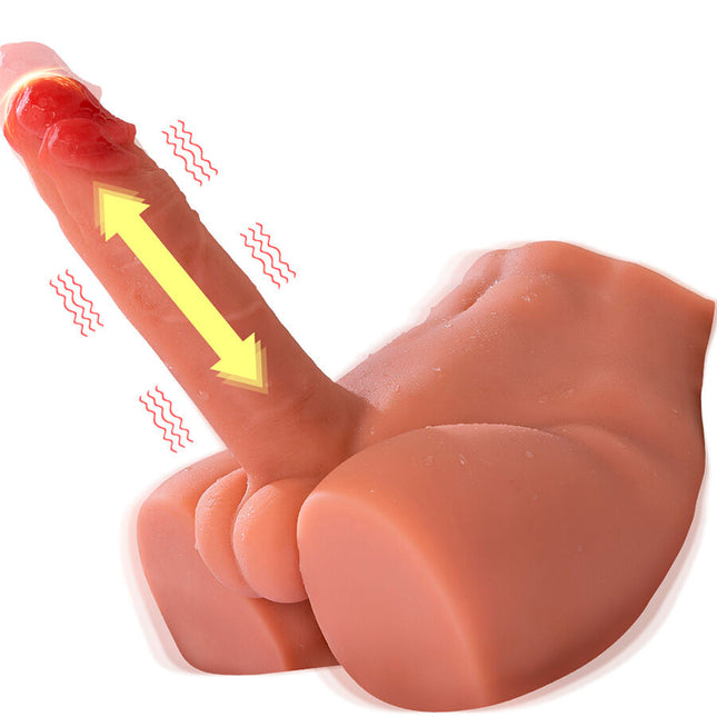 XISE - PEEL DILDO ASS MASTURBATEUR RÉALISTE À PILULE AVANT AVEC POUSSE 17,5 CM by XISE