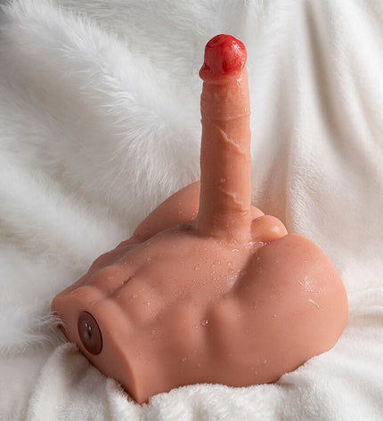 XISE - PEEL DILDO ASS MASTURBATEUR RÉALISTE À PILULE AVANT AVEC POUSSE 17,5 CM by XISE