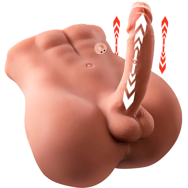 XISE - BERTLETT GODEMICHET ASS GODEMICHET RÉALISTE ET MASTURBATEUR ANUS POSITION DE FACE AVANT AVEC POUSSE 18 CM by XISE