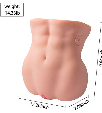 XISE - LYDIA MASTURBATEUR VAGINAL FÉMININ AVEC MOUVEMENT DE POUSSÉE 25 CM by XISE