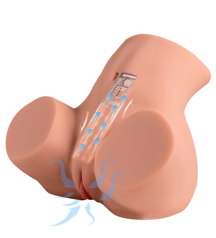 XISE - DANAE MASTURBATEUR VAGINAL RÉALISTE À VIBRATION MULTI-POSITIONS by XISE