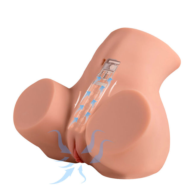 XISE - DANAE MASTURBATEUR VAGINAL RÉALISTE À VIBRATION MULTI-POSITIONS by XISE