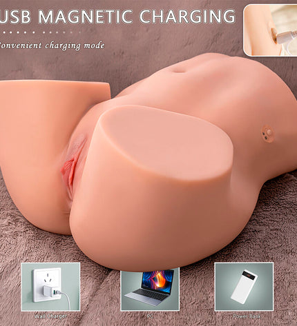 XISE - ETHEL MASTURBATEUR VAGINAL RÉALISTE À VIBRATION MULTI-POSITIONS by XISE