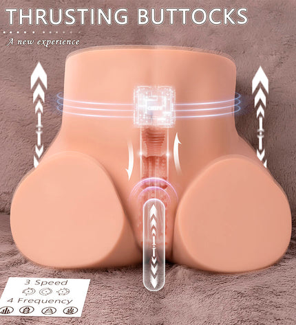 XISE - ETHEL MASTURBATEUR VAGINAL RÉALISTE À VIBRATION MULTI-POSITIONS by XISE