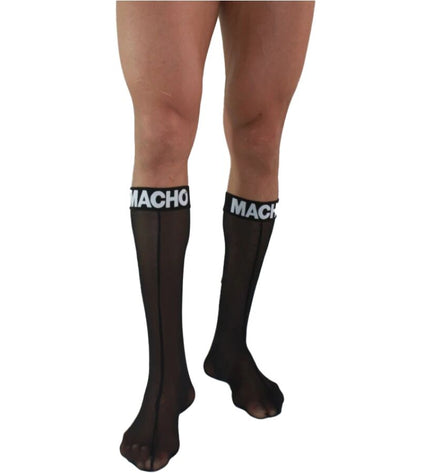 MACHO - CHAUSSETTES FINES TAILLE UNIQUE NOIRES by MACHO UNDERWEAR