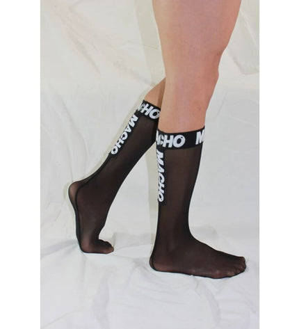 MACHO - CHAUSSETTES FINES TAILLE UNIQUE NOIRES by MACHO UNDERWEAR