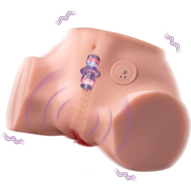 XISE - FENNIE MASTURBATEUR RÉALISTE MULTIPOSITIONS POUR VAGIN ET ANUS AVEC VIBRATION by XISE