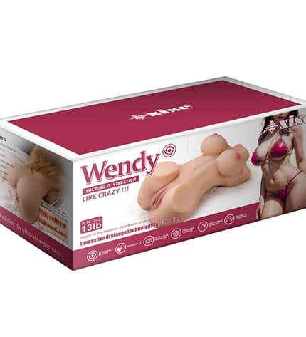 XISE - WENDY TORSE FÉMININ À SUCCION AVEC VIBRATION ET TÉLÉCOMMANDE 6 KG by XISE