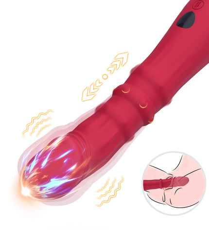 ARMONY - DILDO VIBRATEUR POINT A THERMO-RÉGLABLE ROUGE by ARMONY VIBRATORS