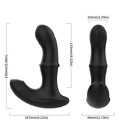 ARMONY - VIBRATEUR DE PROSTATE ANAL AVEC TÉLÉCOMMANDE NOIR by ARMONY ANAL