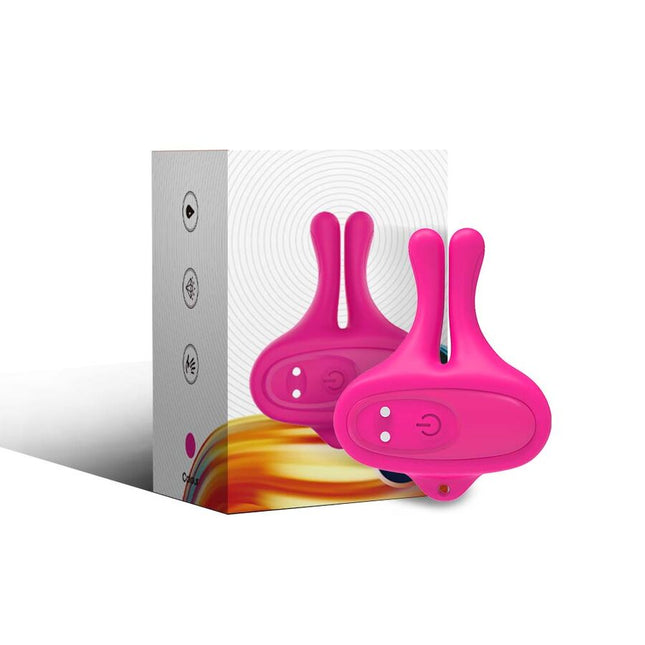 ARMONY - PINCES À TÉTONS MAGNÉTIQUES VIBRATOIRES EN FORME DE LAPIN ROSE by ARMONY STIMULATORS