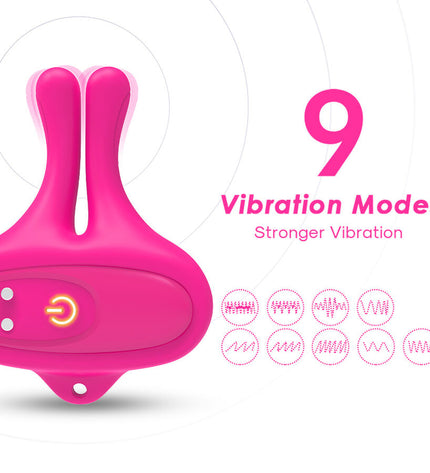 ARMONY - PINCES À TÉTONS MAGNÉTIQUES VIBRATOIRES EN FORME DE LAPIN ROSE by ARMONY STIMULATORS