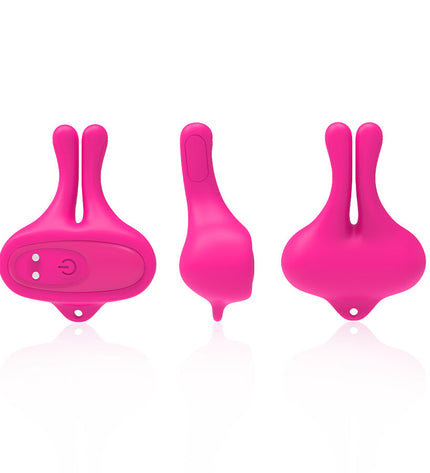 ARMONY - PINCES À TÉTONS MAGNÉTIQUES VIBRATOIRES EN FORME DE LAPIN ROSE by ARMONY STIMULATORS