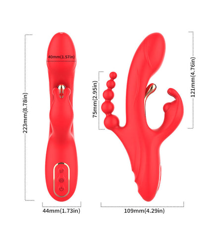 ARMONY - STIMULATEUR DE POINT G ET DE CLITORIS VIBRATEUR ROUGE by ARMONY VIBRATORS