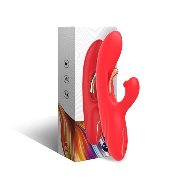 ARMONY - VIBRATEUR STIMULATEUR POINT G ET CLITORIS AVEC LANGUE OSCILLANTE ROUGE by ARMONY VIBRATORS