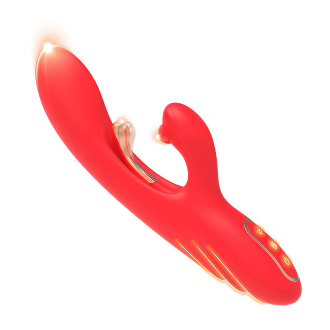 ARMONY - VIBRATEUR STIMULATEUR POINT G ET CLITORIS AVEC LANGUE OSCILLANTE ROUGE by ARMONY VIBRATORS