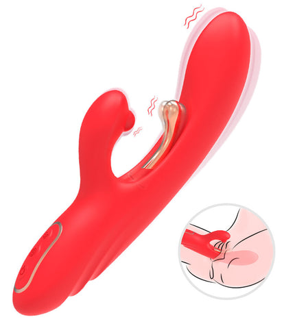 ARMONY - VIBRATEUR STIMULATEUR POINT G ET CLITORIS AVEC LANGUE OSCILLANTE ROUGE by ARMONY VIBRATORS