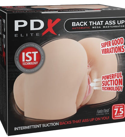 PDX ELITE - MASTURBATEUR RÉALISTE VIBRANT VAGIN ET ANUS by PDX ELITE