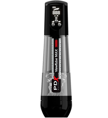PDX ELITE - VIEWTUBE MAX VIEW MASTURBATEUR AUTOMATIQUE AVEC ASPIRATION TRANSPARENTE by PDX ELITE