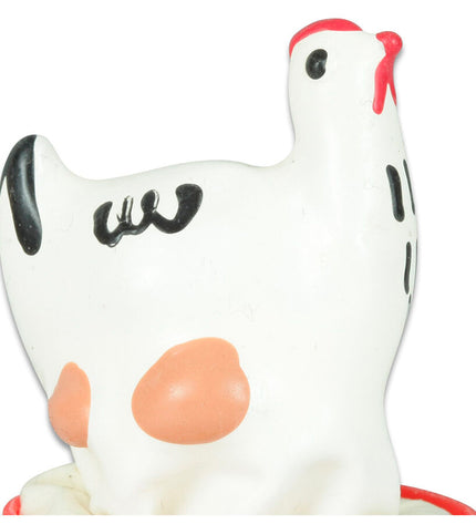 CONDOMERIE - PRÉSERVATIFS FANTAISIE PEINTS À LA MAIN POULET BLANC by CONDOMERIE