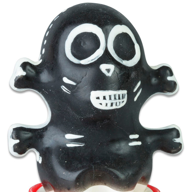 CONDOMERIE - PRÉSERVATIFS FANTAISIE PEINTS À LA MAIN CRÂNE NOIR MODÈLE 1 by CONDOMERIE