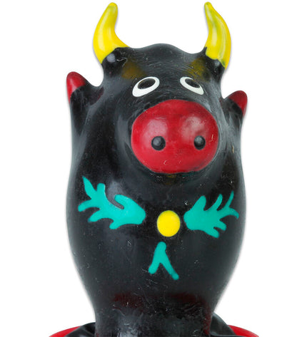 CONDOMERIE - PRÉSERVATIFS FANTAISIE PEINTS À LA MAIN TAUREAU NOIR MODÈLE 1 by CONDOMERIE