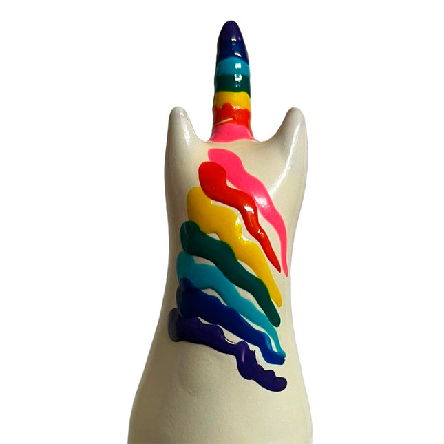 CONDOMERIE - PRÉSERVATIFS FANTAISIE PEINTS À LA MAIN LICORNE ARC-EN-CIEL by CONDOMERIE