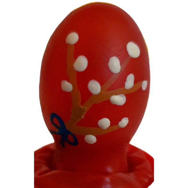 CONDOMERIE - PRÉSERVATIFS FANTAISIE PEINTS À LA MAIN ŒUF DE PÂQUES ROUGE by CONDOMERIE