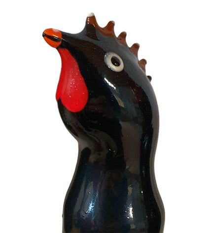 CONDOMERIE - PRÉSERVATIFS FANTAISIE PEINTS À LA MAIN COQ NOIR by CONDOMERIE