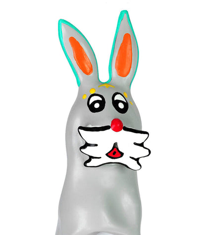 CONDOMERIE - PRÉSERVATIFS FANTAISIE PEINTS À LA MAIN EN FORME DE LAPIN XL by CONDOMERIE