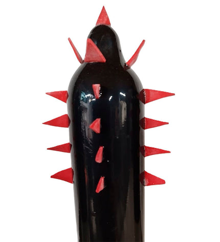 CONDOMERIE - PRÉSERVATIFS FANTAISIE PEINTS À LA MAIN CACTUS NOIR XL by CONDOMERIE