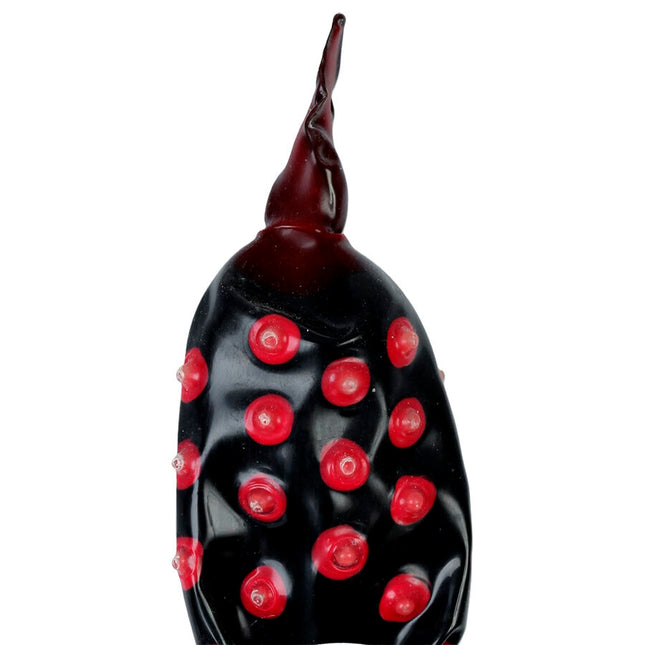CONDOMERIE - PRÉSERVATIFS FANTAISIE PEINTS À LA MAIN NOIR FAKIR XL by CONDOMERIE