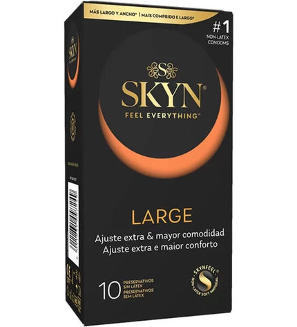 SKYN - GRANDS PRÉSERVATIFS À AJUSTEMENT SUPPLÉMENTAIRE 10 UNITÉS by SKYN