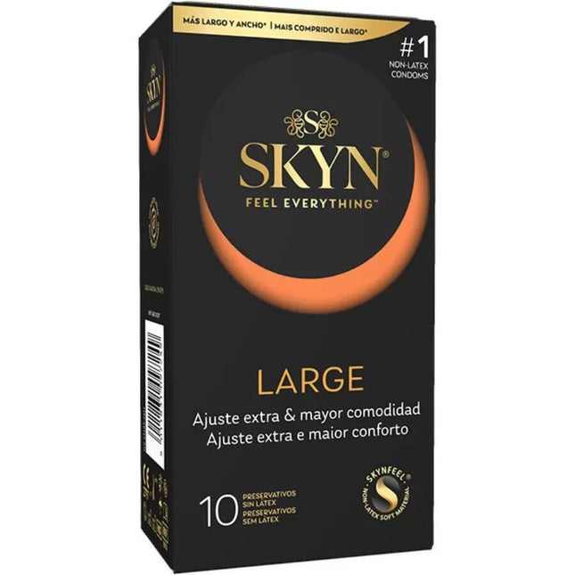 SKYN - GRANDS PRÉSERVATIFS À AJUSTEMENT SUPPLÉMENTAIRE 10 UNITÉS by SKYN