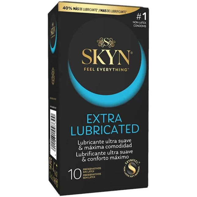 SKYN - PRÉSERVATIF EXTRA LUBRIFIÉ 10 UNITÉS by SKYN